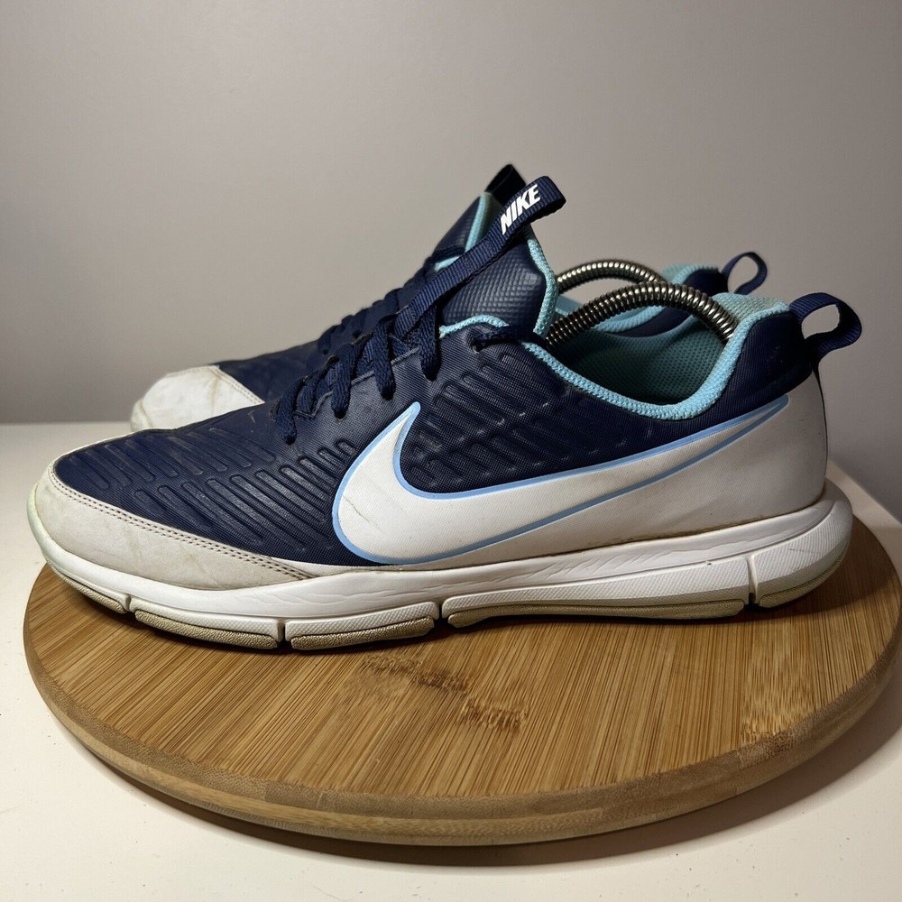 Nike Golf Explorer 2 Mens Size 9.5 Golf Shoes Blue White 849957-400